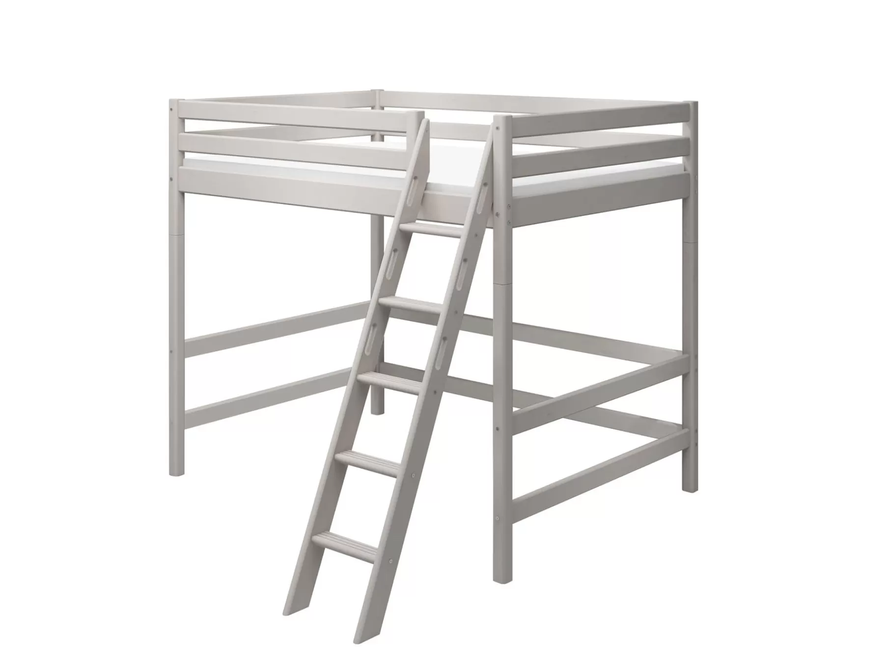 FLEXA Cama alta con escalera inclinada^ Camas Altas