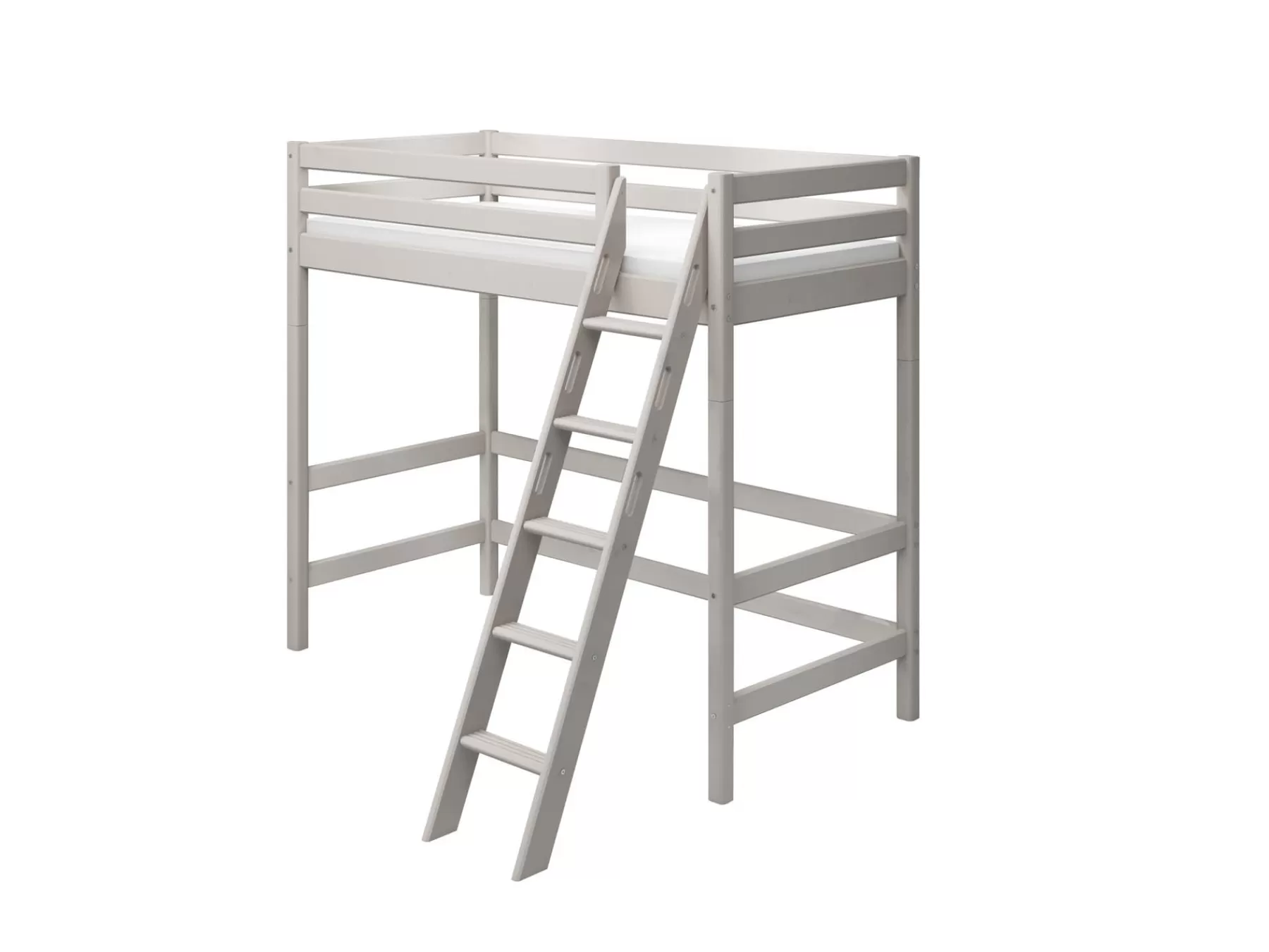 FLEXA Cama alta con escalera inclinada^ Camas Altas