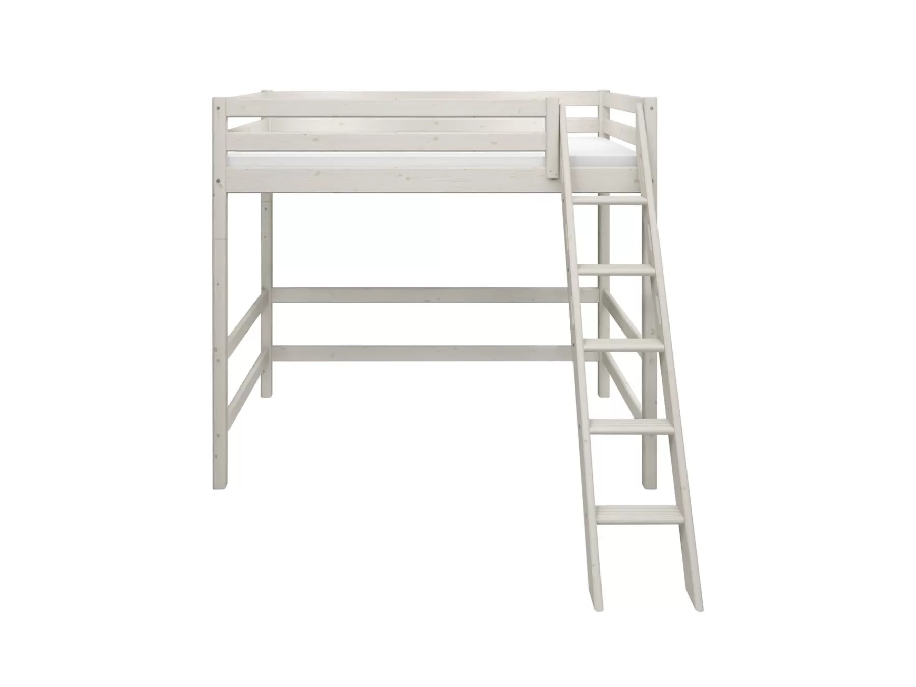 FLEXA Cama alta con escalera inclinada^ Camas Altas