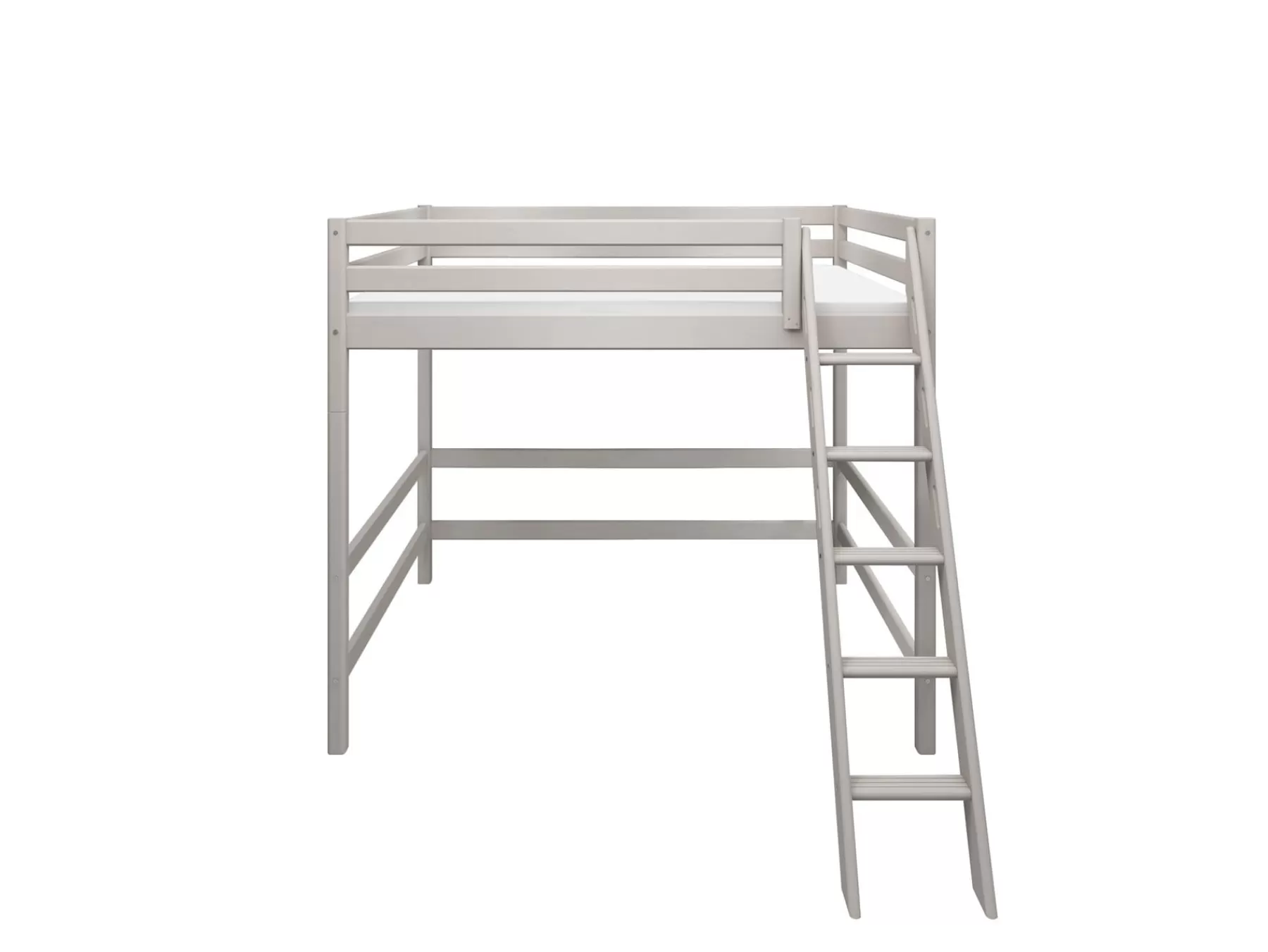 FLEXA Cama alta con escalera inclinada^ Camas Altas
