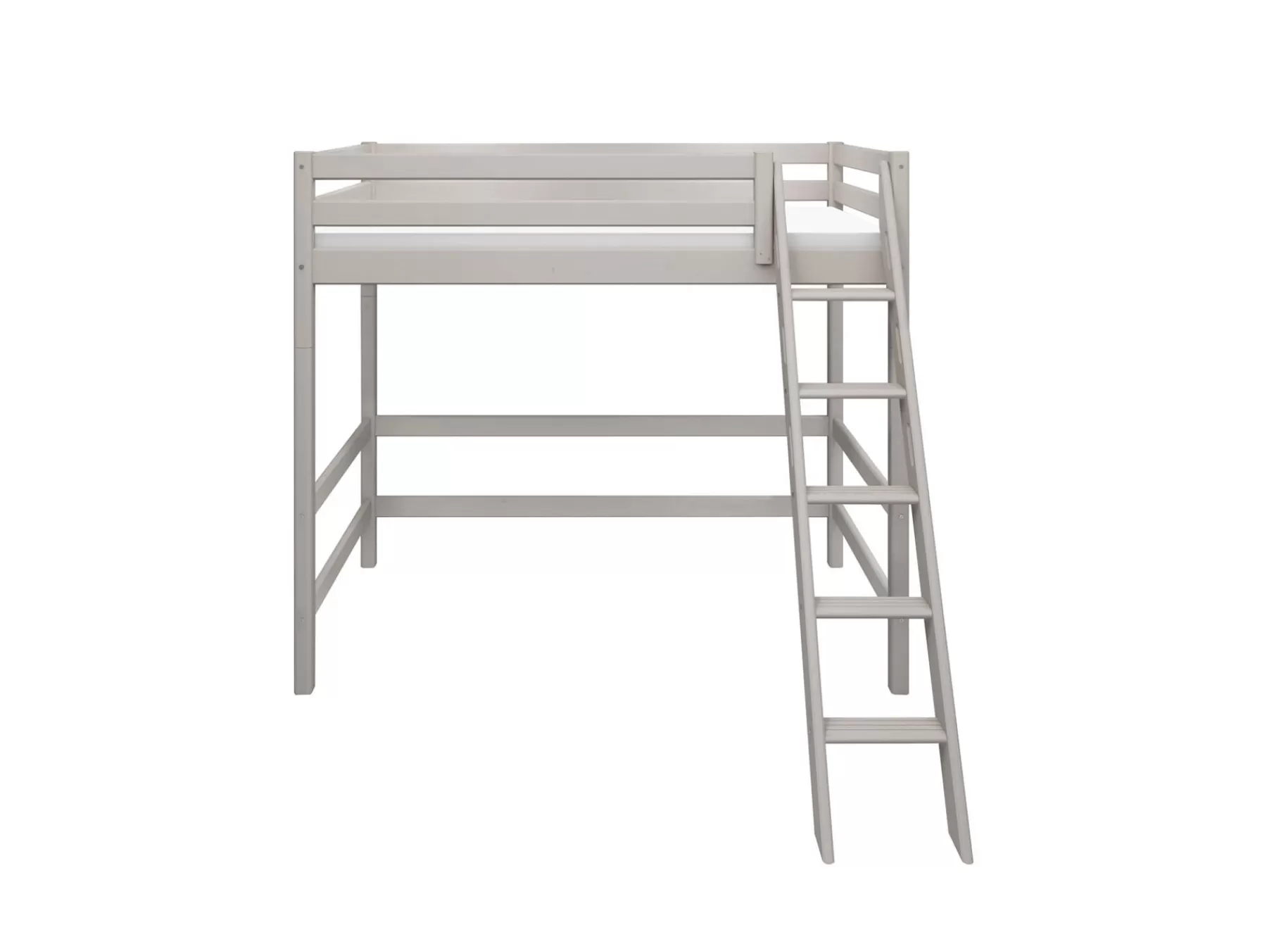 FLEXA Cama alta con escalera inclinada^ Camas Altas