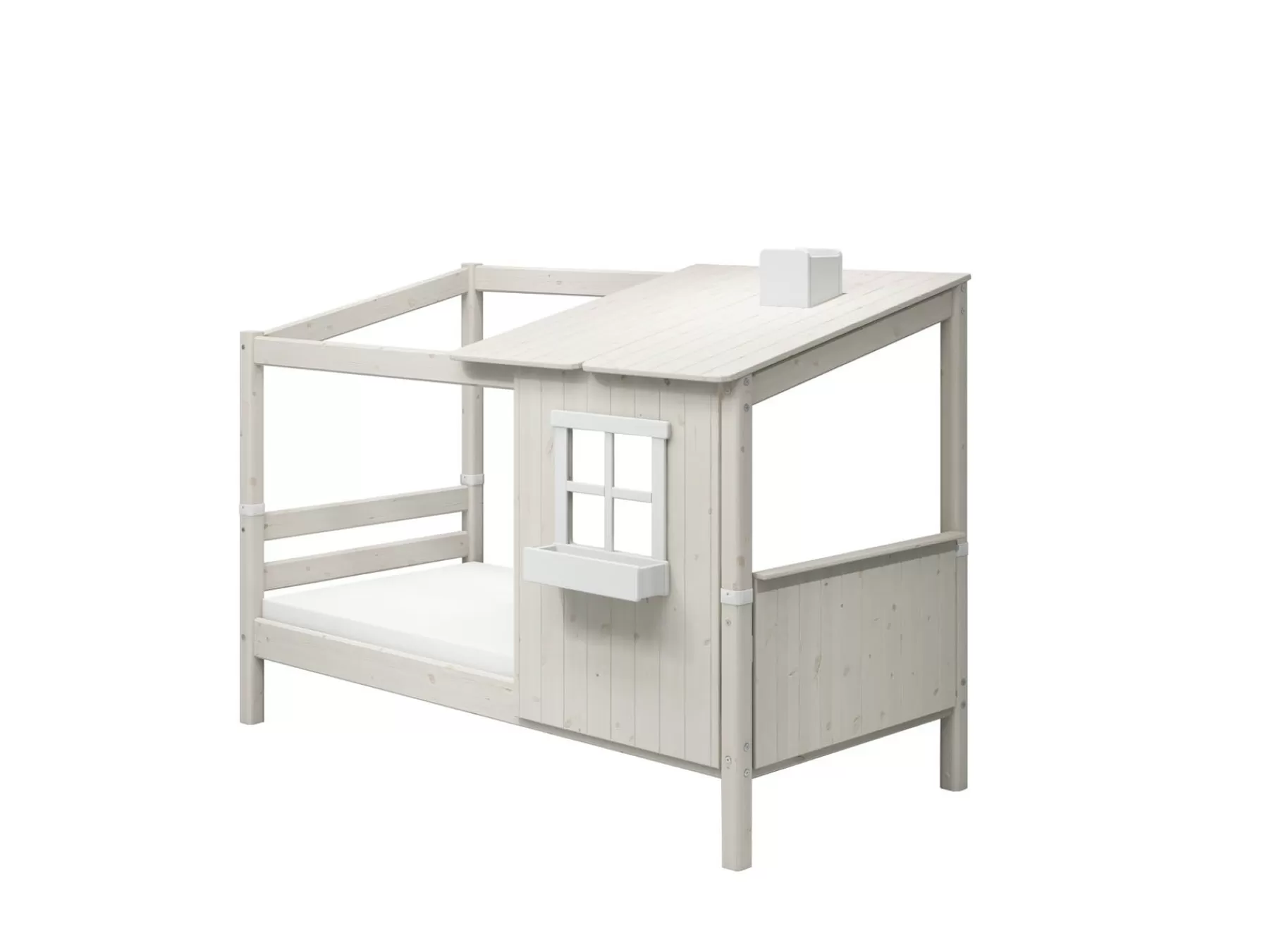 FLEXA Cama individual con 1/2 Casa Classic^ Piezas De Cama De Casa | House Beds