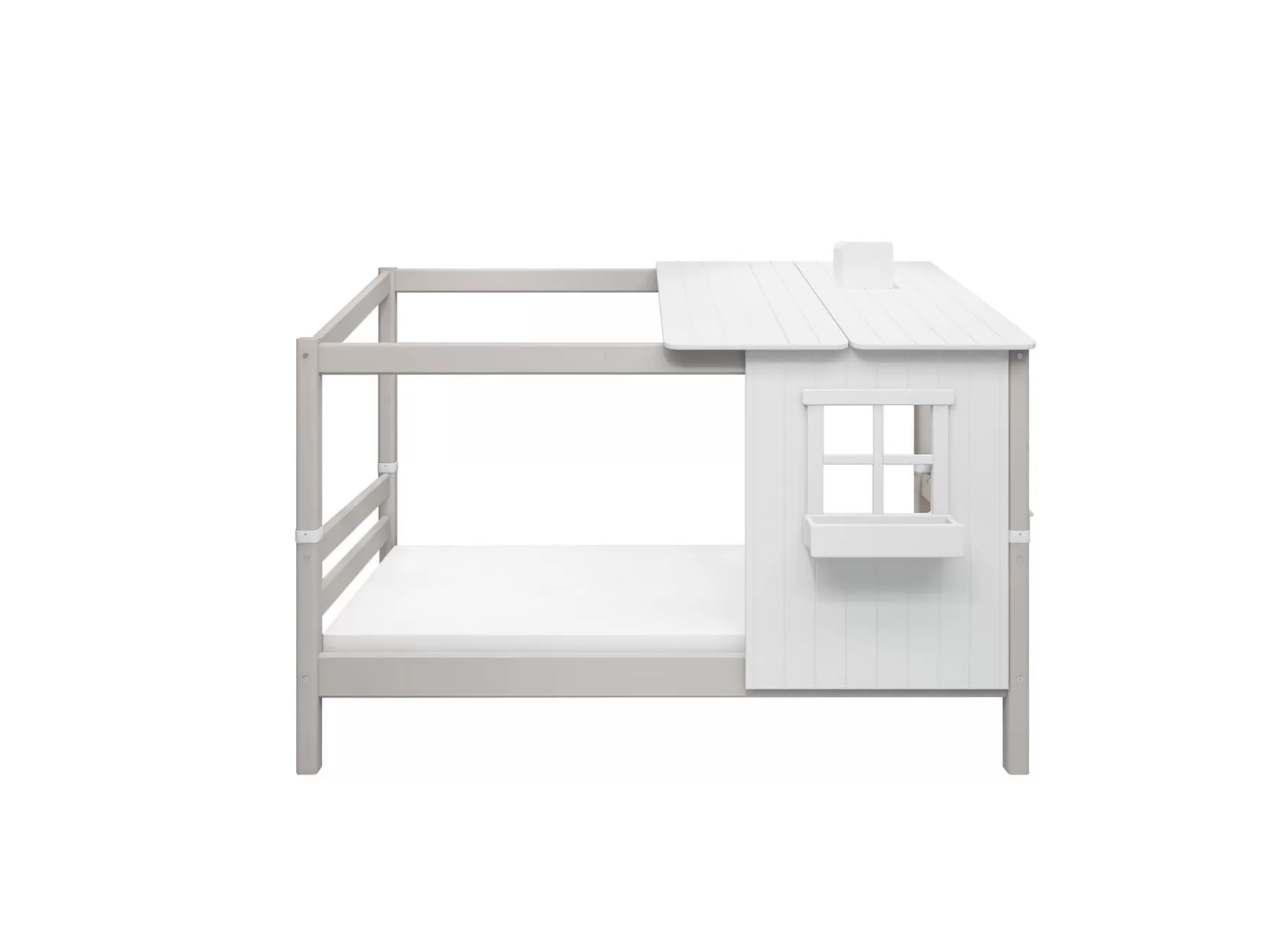 FLEXA Cama individual con 1/2 Casa Classic^ Piezas De Cama De Casa | House Beds