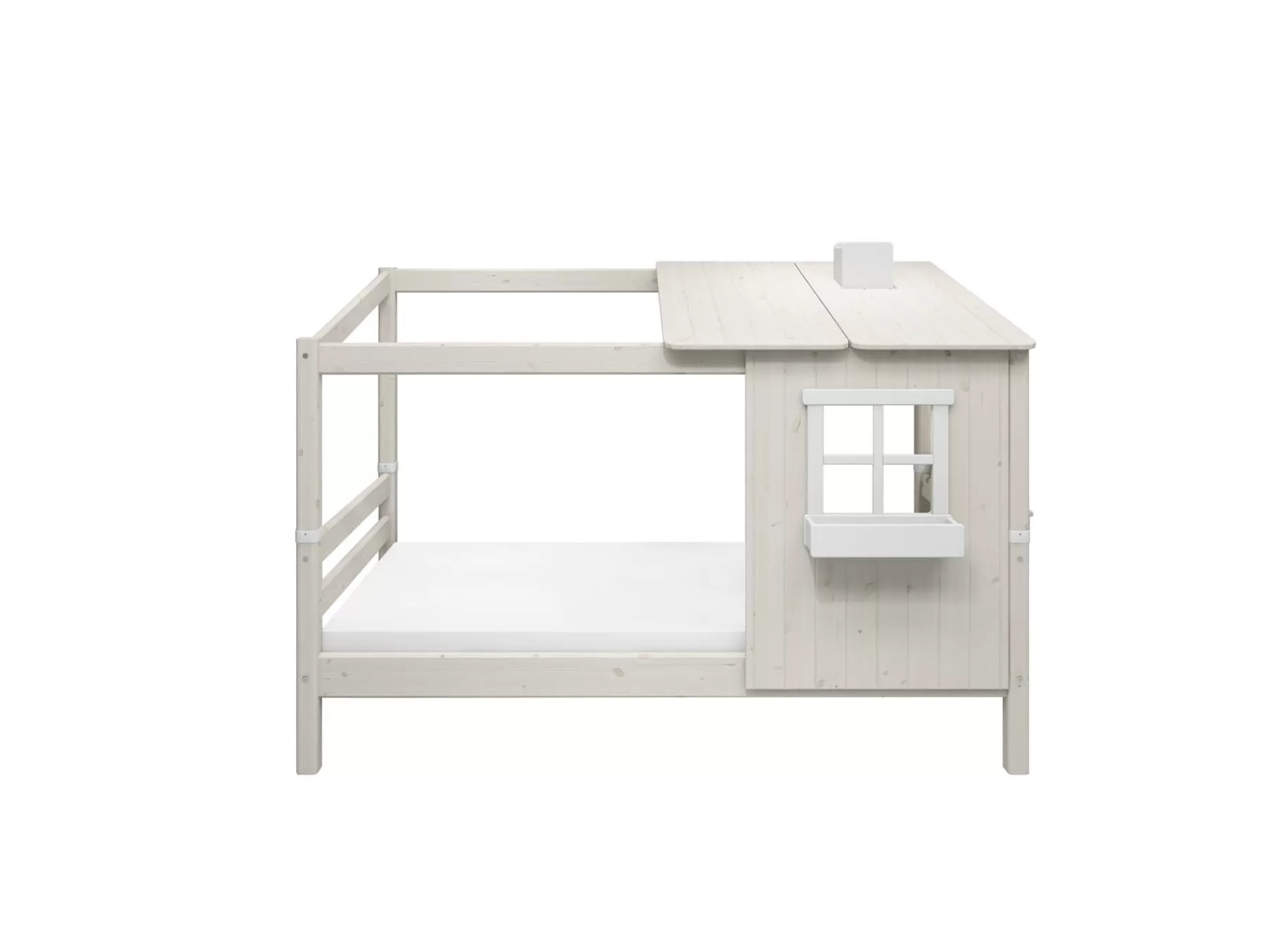 FLEXA Cama individual con 1/2 Casa Classic^ Piezas De Cama De Casa | House Beds