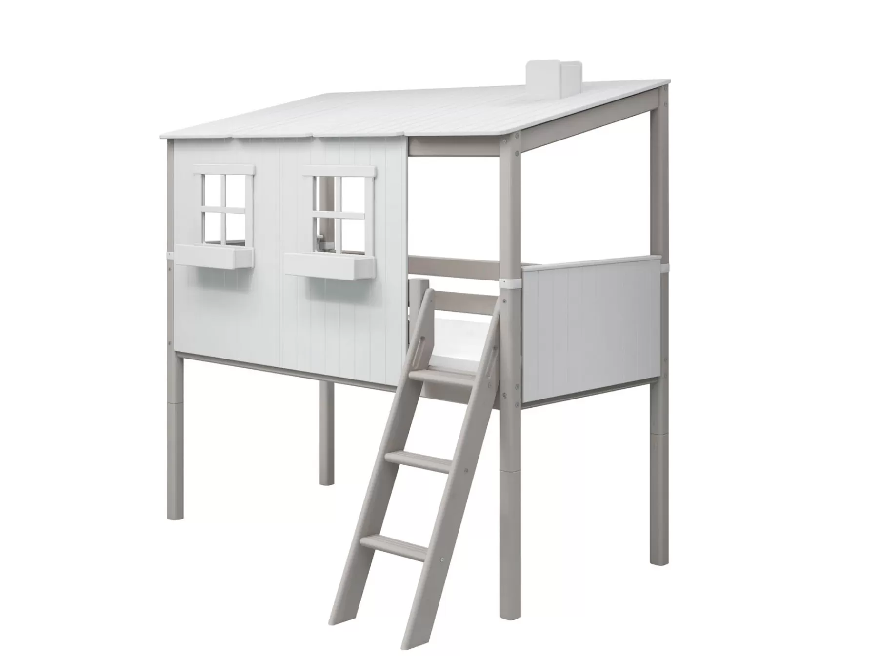 FLEXA Cama media-alta con Casa Classic^ House Beds | Camas Media-altas