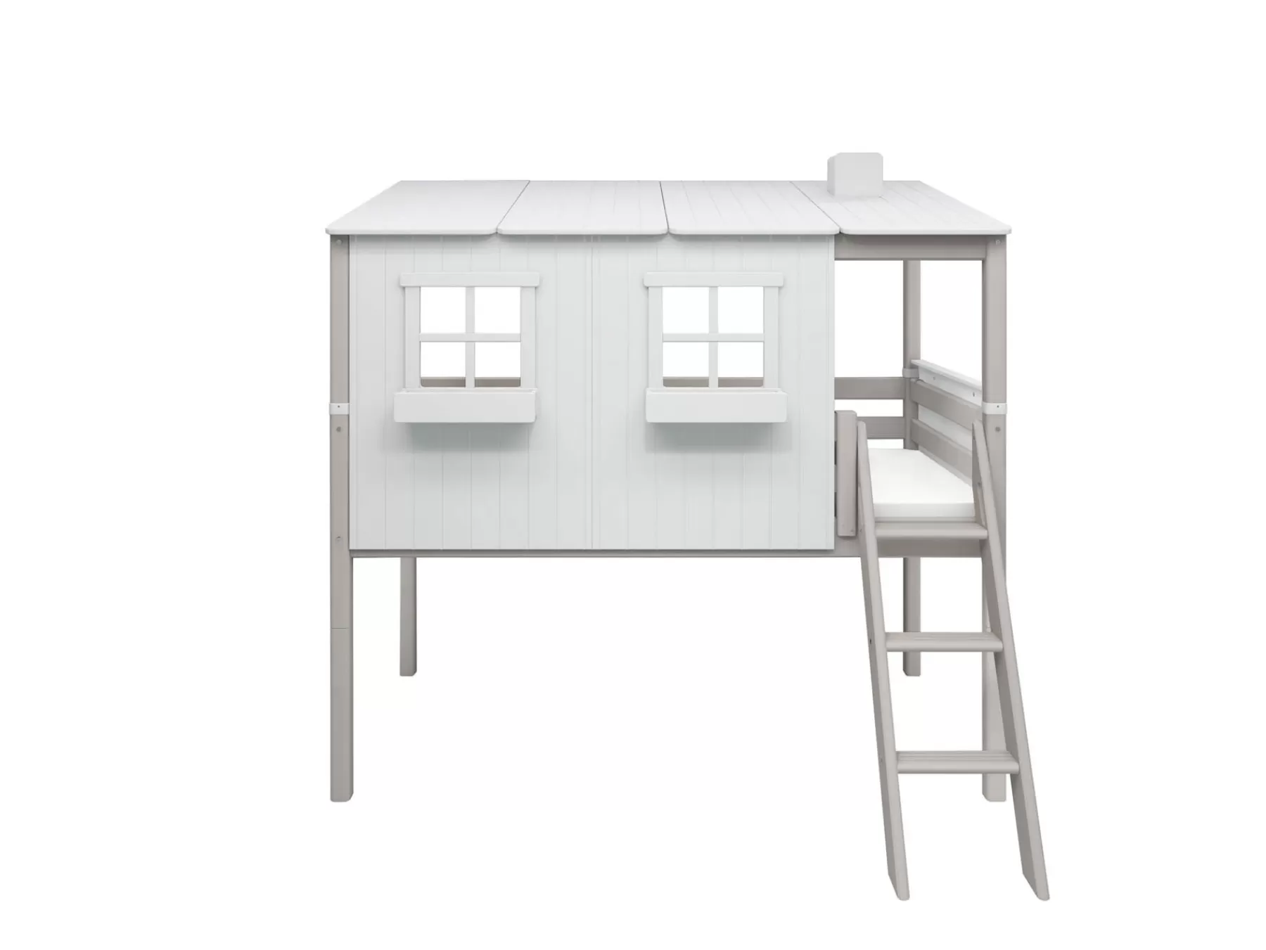 FLEXA Cama media-alta con Casa Classic^ House Beds | Camas Media-altas