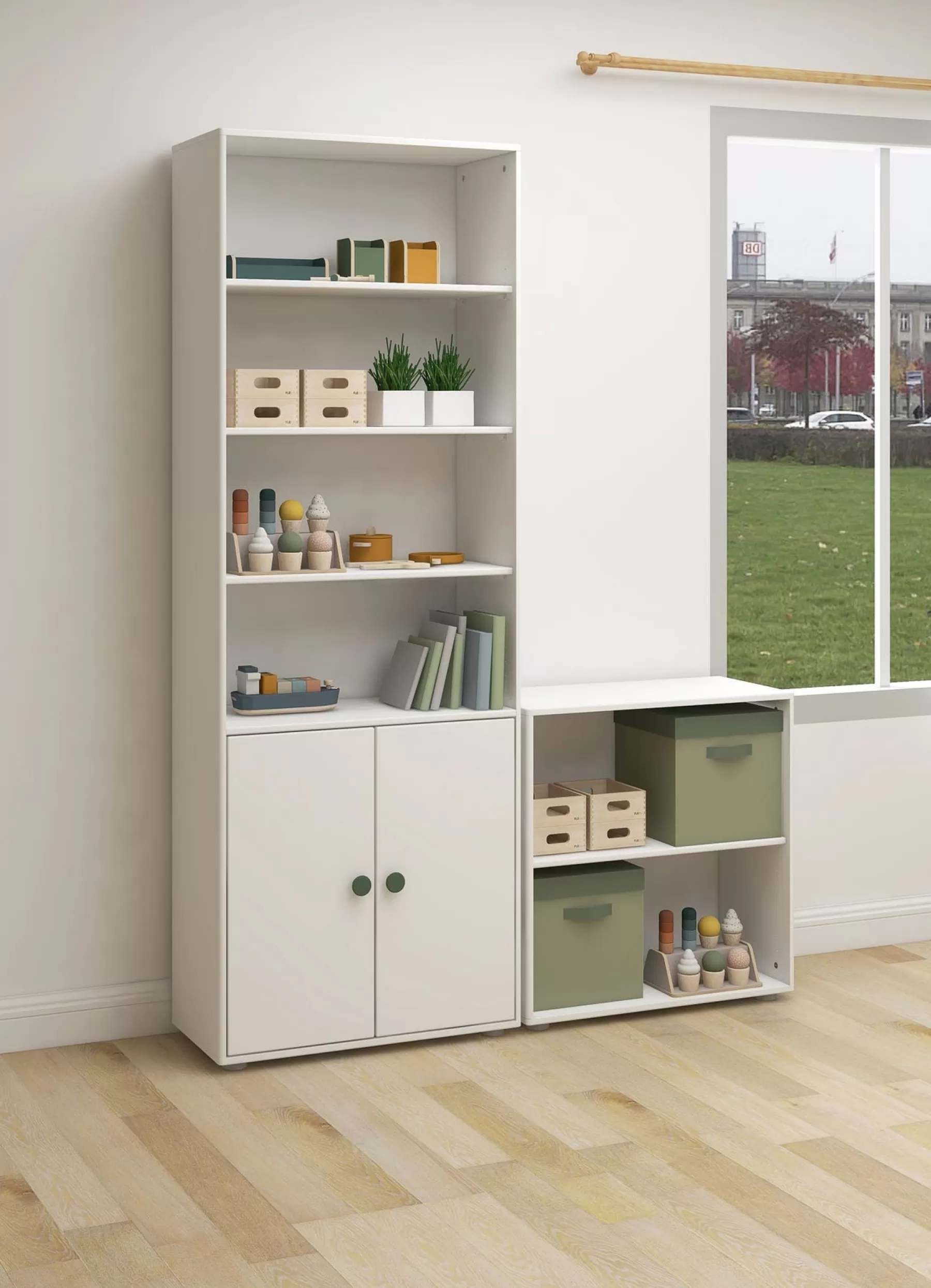 FLEXA Librería Maxi, 2 puertas^ Librerías | Librerías