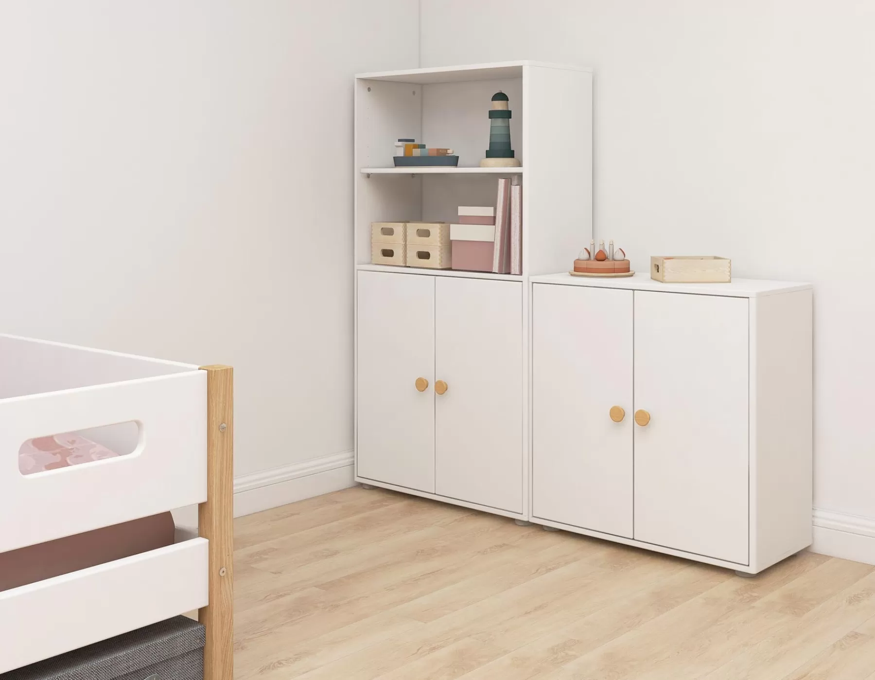 FLEXA Librería Mini, 2 puertas^ Librerías | Librerías